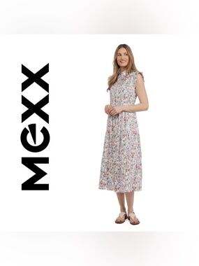 Mexx Floral Tiered midi Dress - Size XS